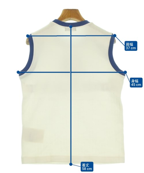 tricot COMME des GARCONS（トリココムデギャルソン）タンクトップ 白 サイズ:-(L位) レディース/2200649536160