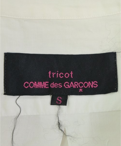 tricot COMME des GARCONS（トリココムデギャルソン）カジュアルシャツ 白 サイズ:S レディース/2200650077034