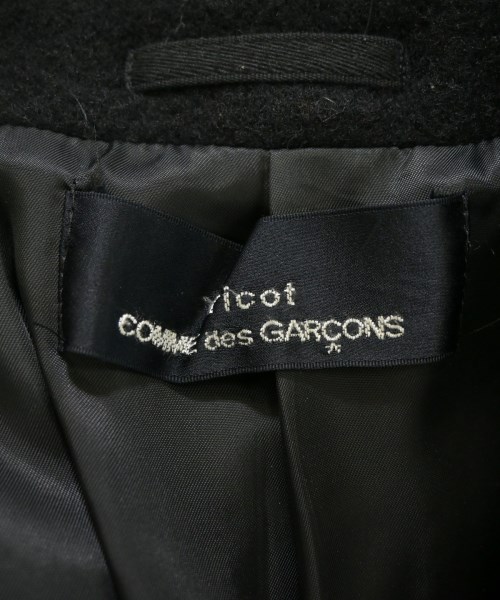 tricot COMME des GARCONS（トリココムデギャルソン）ステンカラーコート 黒 サイズ:-(M位) レディース/2200650211018
