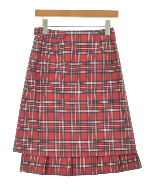 tricot COMME des GARCONS（トリココムデギャルソン）ひざ丈スカート 赤 サイズ:M レディース/2200649348039