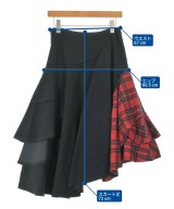 tricot COMME des GARCONS（トリココムデギャルソン）ひざ丈スカート 赤 サイズ:M レディース/2200653594262