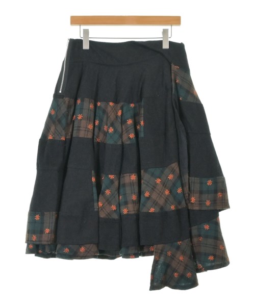 tricot COMME des GARCONS(トリココムデギャルソン)ひざ丈スカート 黒 サイズ:M/2200653594279