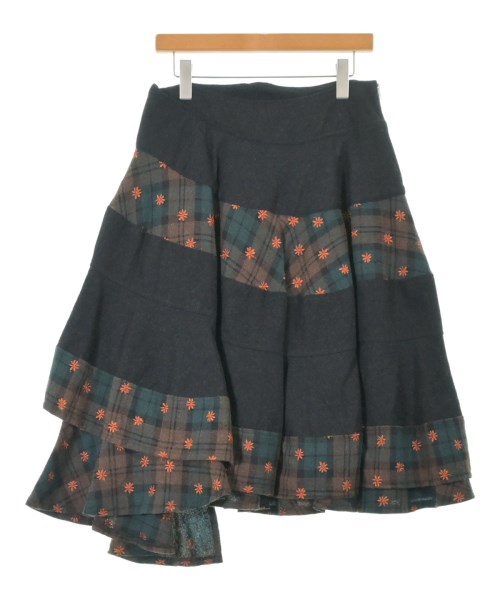 tricot COMME des GARCONS（トリココムデギャルソン）ひざ丈スカート 黒 サイズ:M レディース/2200653594279