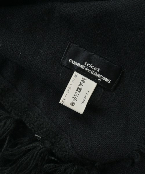 tricot COMME des GARCONS（トリココムデギャルソン）マフラー 黒 サイズ:- レディース/2200653669038