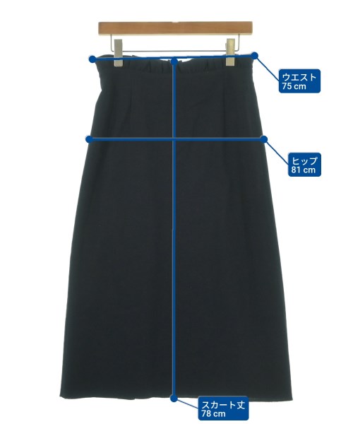 tricot COMME des GARCONS（トリココムデギャルソン）ロング・マキシ丈スカート 紺 サイズ:M レディース/2200645662177