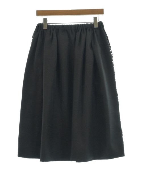 tricot COMME des GARCONS（トリココムデギャルソン）ひざ丈スカート 黒 サイズ:-(M位) レディース/2200654145012