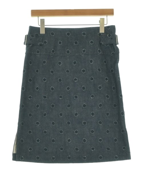 tricot COMME des GARCONS(トリココムデギャルソン)ひざ丈スカート 紺 サイズ:M/2200654145029