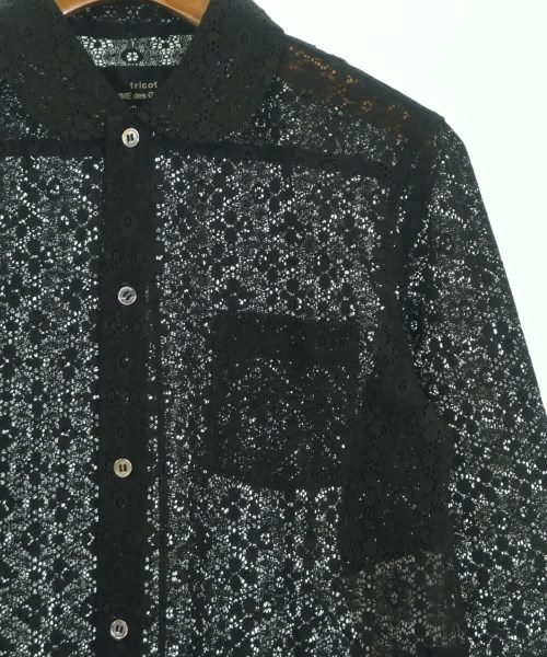 tricot COMME des GARCONS（トリココムデギャルソン）カジュアルシャツ 黒 サイズ:M レディース/2200653747378