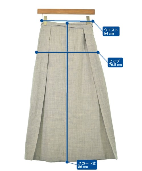 tricot COMME des GARCONS（トリココムデギャルソン）ロング・マキシ丈スカート グレー サイズ:M レディース/2200697326102