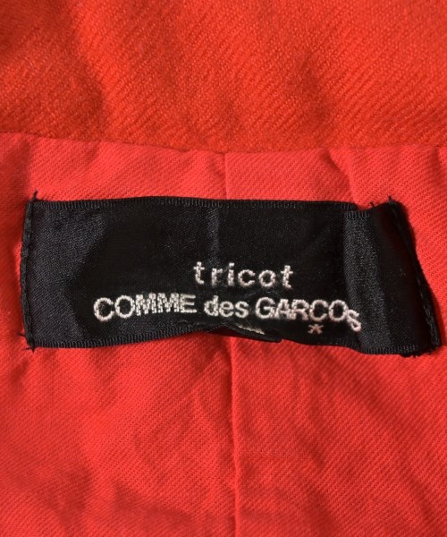 tricot COMME des GARCONS（トリココムデギャルソン）テーラードジャケット 赤 サイズ:M レディース/2200702473012