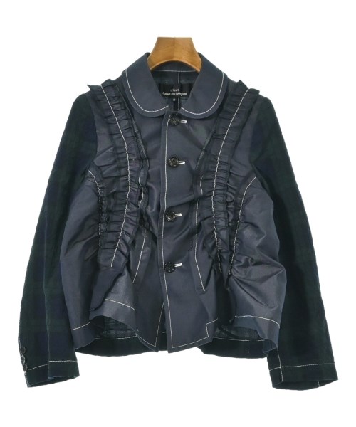 tricot COMME des GARCONS(トリココムデギャルソン)カジュアルジャケット 紺 サイズ:M/2200700084029