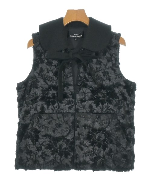 tricot COMME des GARCONS(トリココムデギャルソン)ベスト 黒 サイズ:S/2200702701016
