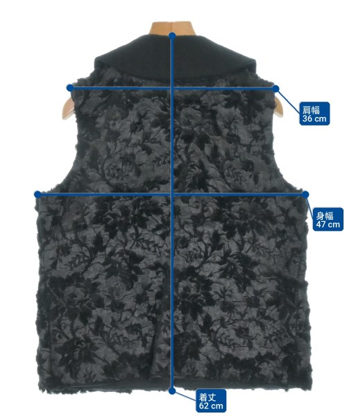 tricot COMME des GARCONS（トリココムデギャルソン）ベスト 黒 サイズ:S レディース/2200702701016