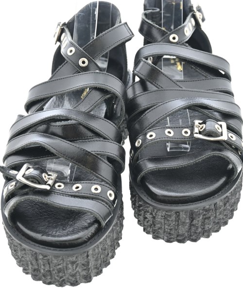 tricot COMME des GARCONS（トリココムデギャルソン）サンダル 黒 サイズ:UK6(24.5cm位) レディース/2200703151018