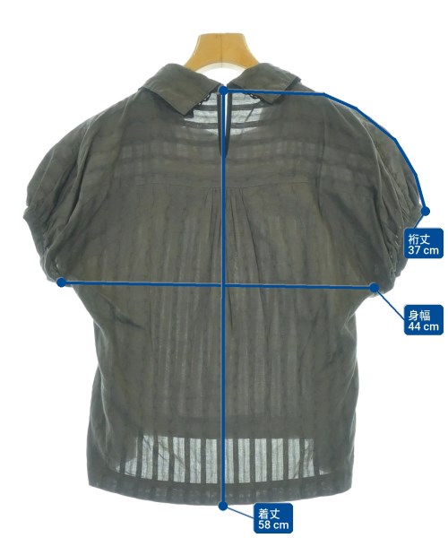 tricot COMME des GARCONS（トリココムデギャルソン）カジュアルシャツ カーキ サイズ:S レディース/2200704193048