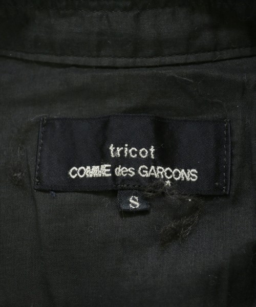 tricot COMME des GARCONS（トリココムデギャルソン）シャツワンピース 黒 サイズ:S レディース/2200703206077