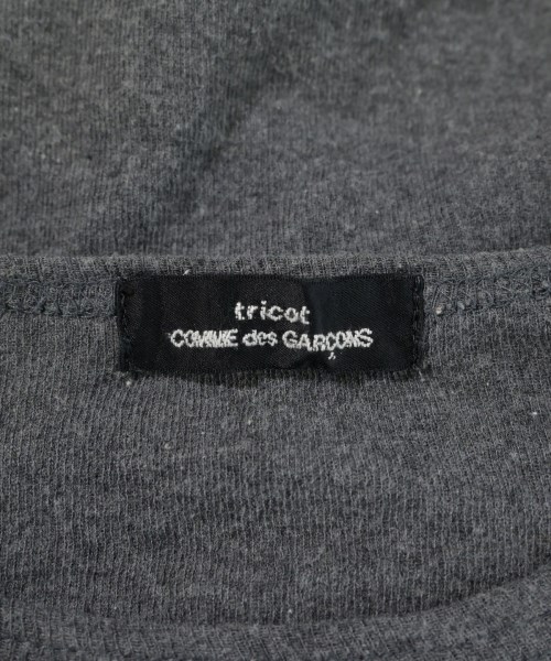 コムデギャルソン　トリコ　Tシャツ　グレー M tricot COMME des GARCONS（トリココムデギャルソン）Tシャツ