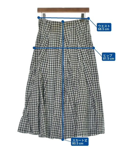 tricot COMME des GARCONS（トリココムデギャルソン）ひざ丈スカート 白 サイズ:M レディース/2200705171021