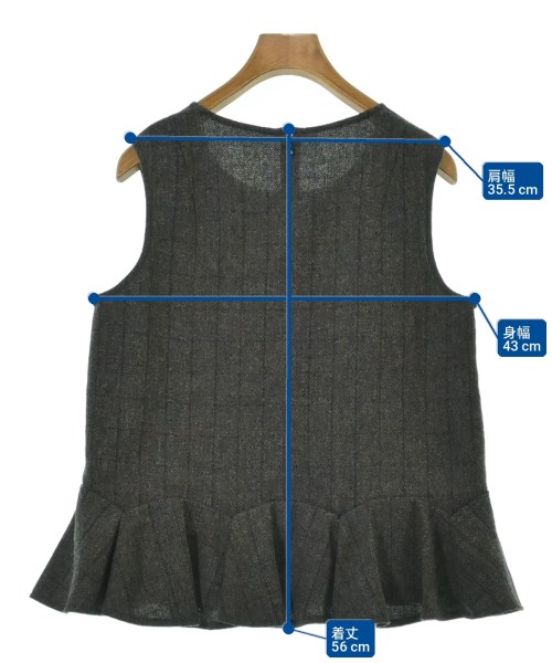 tricot COMME des GARCONS（トリココムデギャルソン）カジュアルシャツ グレー サイズ:M レディース/2200705171076