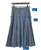 tricot COMME des GARCONS（トリココムデギャルソン）ひざ丈スカート 青 サイズ:M レディース/2200705171106