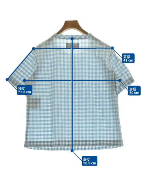tricot COMME des GARCONS（トリココムデギャルソン）ブラウス 青 サイズ:M レディース/2200705171137