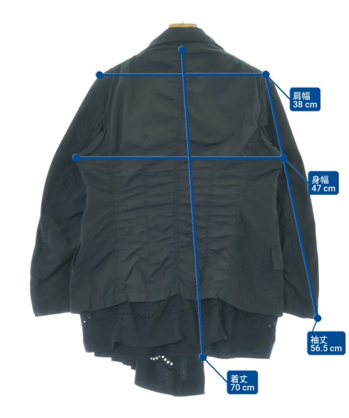 tricot COMME des GARCONS（トリココムデギャルソン）カジュアルジャケット 紺 サイズ:L レディース/2200703242020