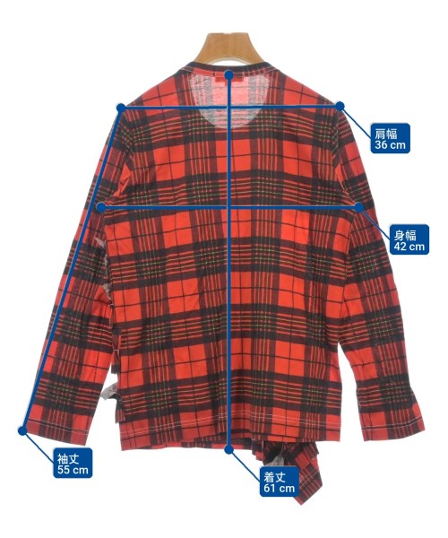 tricot COMME des GARCONS（トリココムデギャルソン）Tシャツ・カットソー 赤 サイズ:M レディース/2200705677028