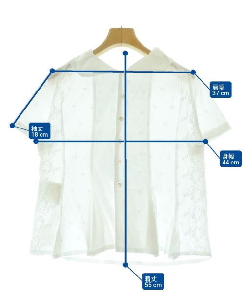 tricot COMME des GARCONS（トリココムデギャルソン）ブラウス 白 サイズ:S レディース/2200702341052