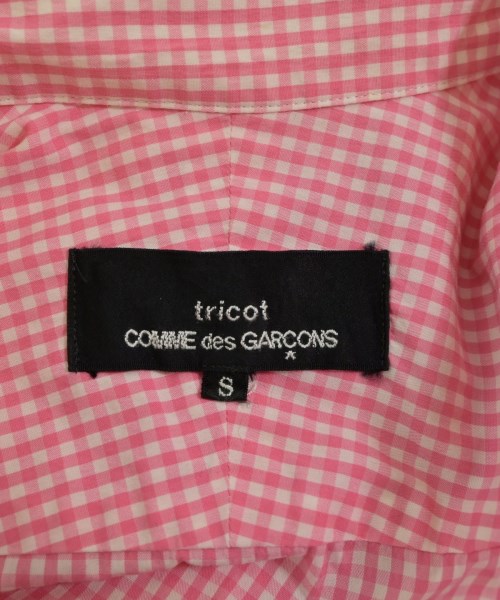 tricot COMME des GARCONS（トリココムデギャルソン）カジュアルシャツ ピンク サイズ:S レディース/2200704614079