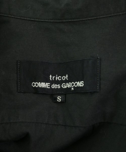 tricot COMME des GARCONS（トリココムデギャルソン）カジュアルシャツ 黒 サイズ:S レディース/2200704614086