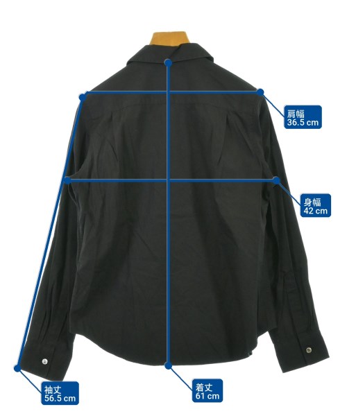 tricot COMME des GARCONS（トリココムデギャルソン）カジュアルシャツ 黒 サイズ:S レディース/2200704614086