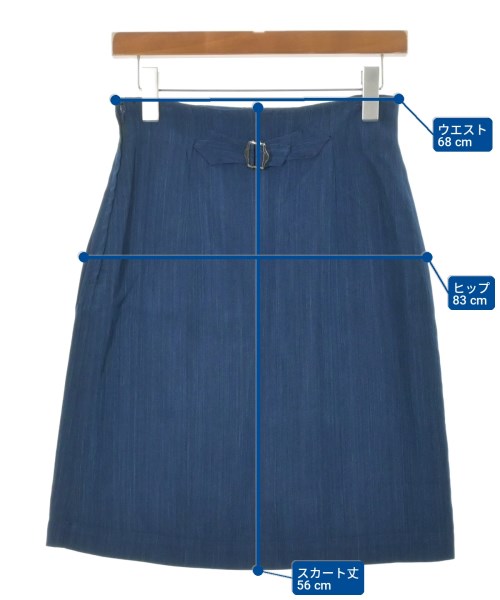tricot COMME des GARCONS（トリココムデギャルソン）ひざ丈スカート 青 サイズ:M レディース/2200706228137