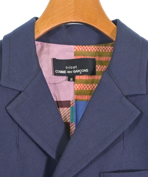 tricot COMME des GARCONS（トリココムデギャルソン）テーラードジャケット 紺 サイズ:S レディース/2200699928120