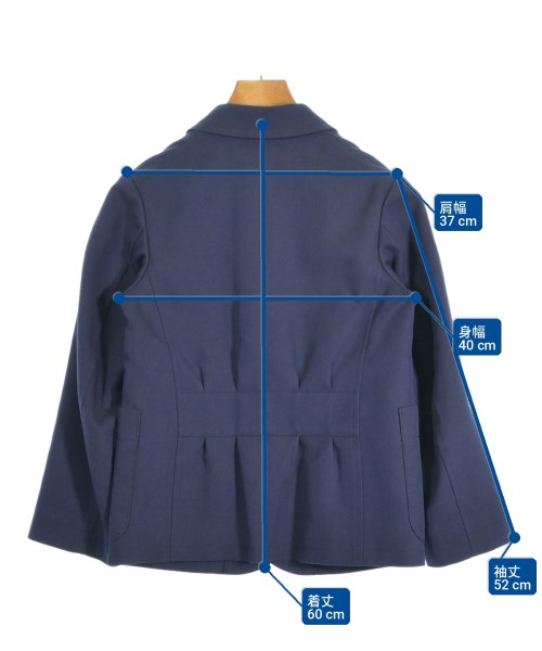tricot COMME des GARCONS（トリココムデギャルソン）テーラードジャケット 紺 サイズ:S レディース/2200699928120