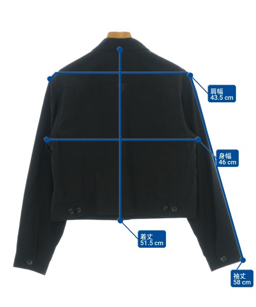 tricot COMME des GARCONS（トリココムデギャルソン）ブルゾン 黒 サイズ:-(L位) レディース/2200707177021