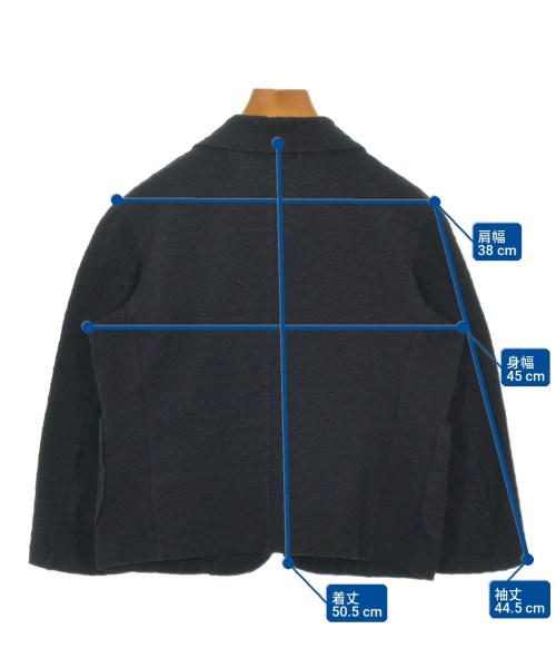 tricot COMME des GARCONS（トリココムデギャルソン）カジュアルジャケット 紺 サイズ:-(L位) レディース/2200707360096
