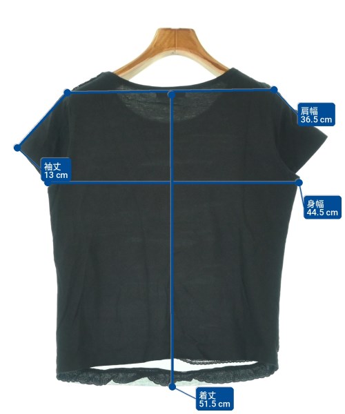 tricot COMME des GARCONS（トリココムデギャルソン）Tシャツ・カットソー 黒 サイズ:-(L位) レディース/2200707791098