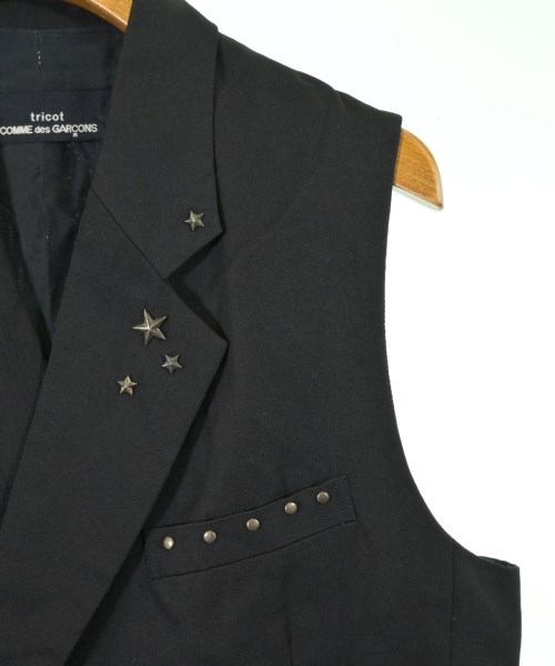 tricot COMME des GARCONS（トリココムデギャルソン）ベスト 黒 サイズ:F レディース/2200705732130