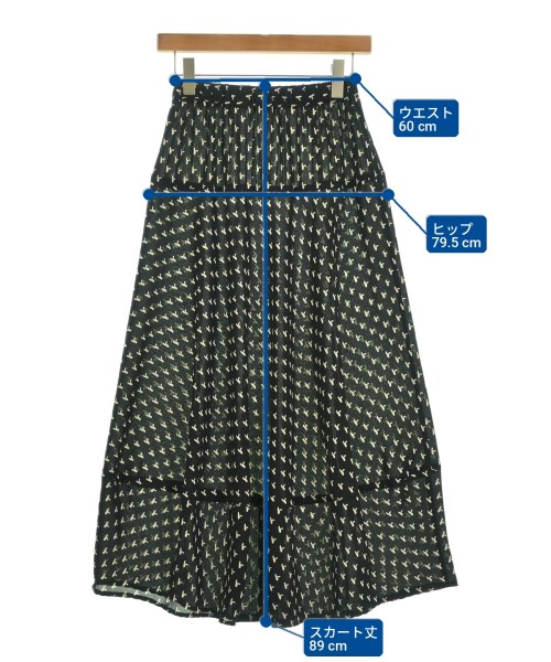 tricot COMME des GARCONS（トリココムデギャルソン）ロング・マキシ丈スカート 黒 サイズ:-(XS位) レディース/2200706423044