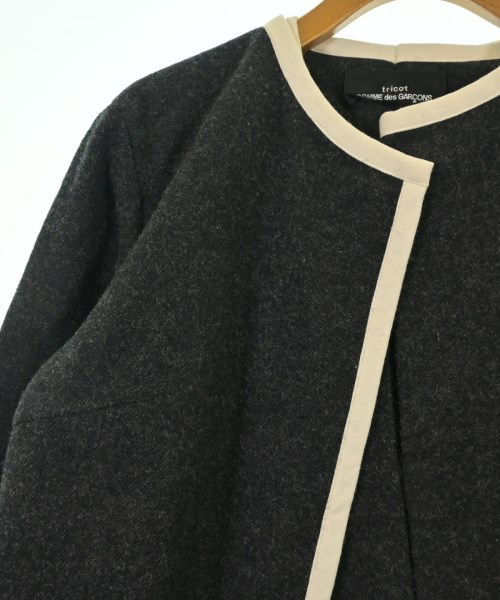 tricot COMME des GARCONS（トリココムデギャルソン）カジュアルジャケット 黒 サイズ:M レディース/2200664661014