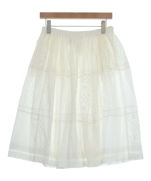 tricot COMME des GARCONS(トリココムデギャルソン)ひざ丈スカート 白 サイズ:-(M位)/2200667055100