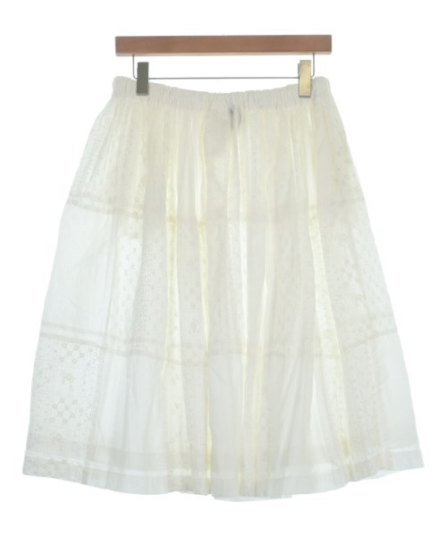 tricot COMME des GARCONS（トリココムデギャルソン）ひざ丈スカート 白 サイズ:-(M位) レディース/2200667055100