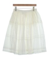 tricot COMME des GARCONS（トリココムデギャルソン）ひざ丈スカート 白 サイズ:-(M位) レディース/2200667055100