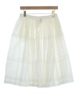 tricot COMME des GARCONS（トリココムデギャルソン）ひざ丈スカート 白 サイズ:-(M位) レディース/2200667055100