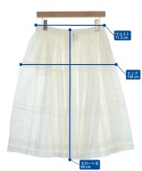 tricot COMME des GARCONS（トリココムデギャルソン）ひざ丈スカート 白 サイズ:-(M位) レディース/2200667055100
