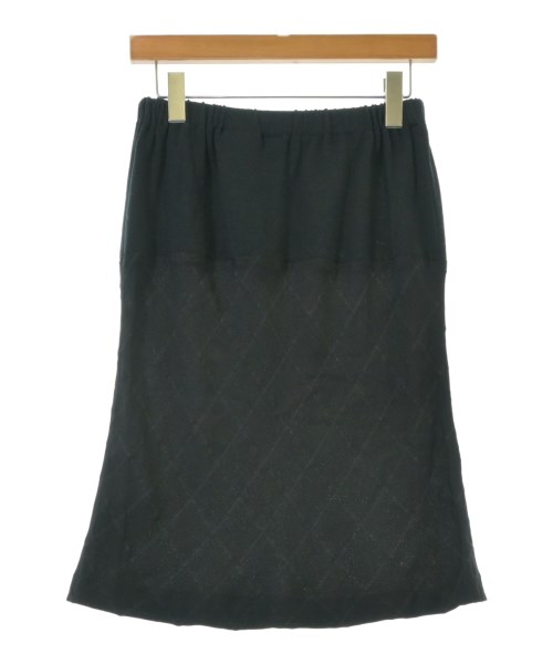 tricot COMME des GARCONS（トリココムデギャルソン）ひざ丈スカート 黒 サイズ:-(S位) レディース/2200669618082