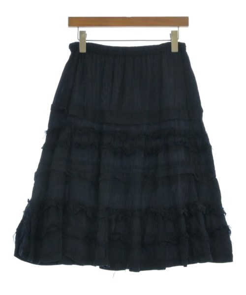 tricot COMME des GARCONS（トリココムデギャルソン）ひざ丈スカート 紺 サイズ:-(S位) レディース/2200670810031