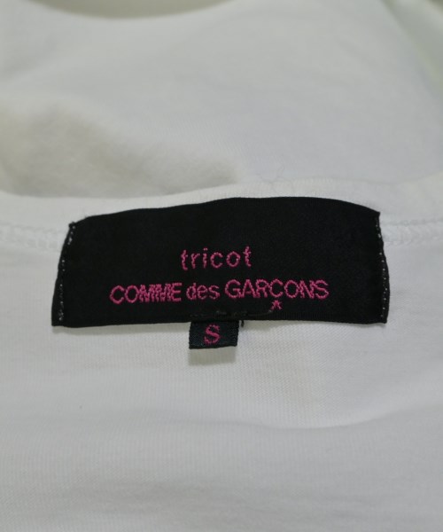 tricot COMME des GARCONS（トリココムデギャルソン）Tシャツ・カットソー 白 サイズ:S レディース/2200671725167