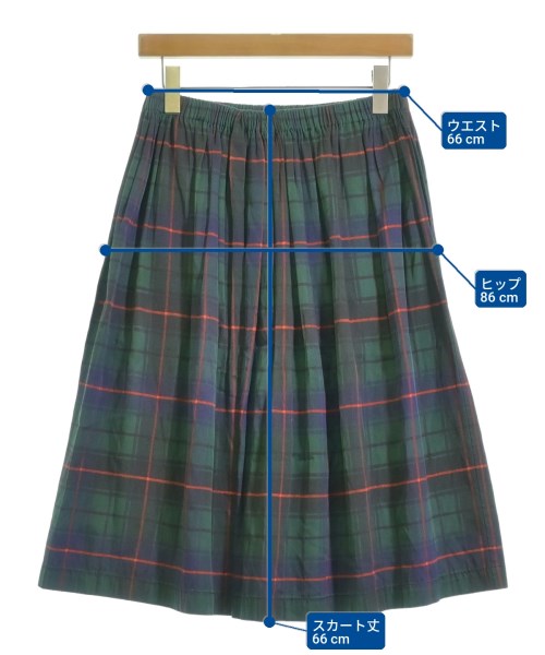 tricot COMME des GARCONS（トリココムデギャルソン）ロング・マキシ丈スカート 緑 サイズ:-(M位) レディース/2200723716068