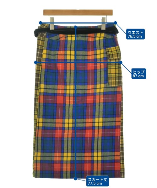 tricot COMME des GARCONS（トリココムデギャルソン）ロング・マキシ丈スカート 黄 サイズ:M レディース/2200724768165